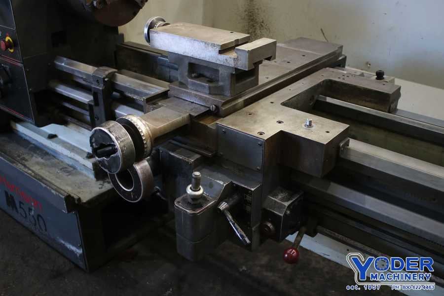 22" x 120" Harrison #M550, gap bed engine lathe, 15" swing over cross slide, 3-jaw 12" chuck, inch/metric - Image 10