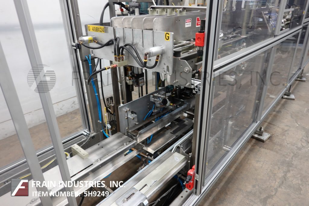 Hartness #825, automatic, intermittent motion, ascending, drop case packer rated from 10-30 cases per minute - Image 2