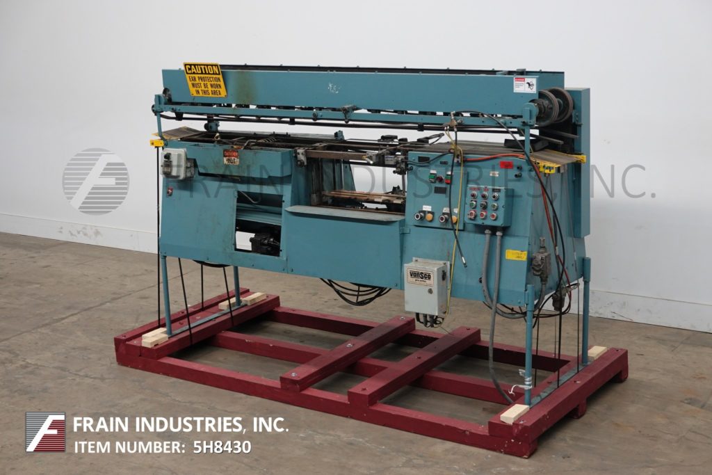 Mateer Burt #704, automatic, roll through glue labeler, rated from 10-600 containers per minute - Image 1