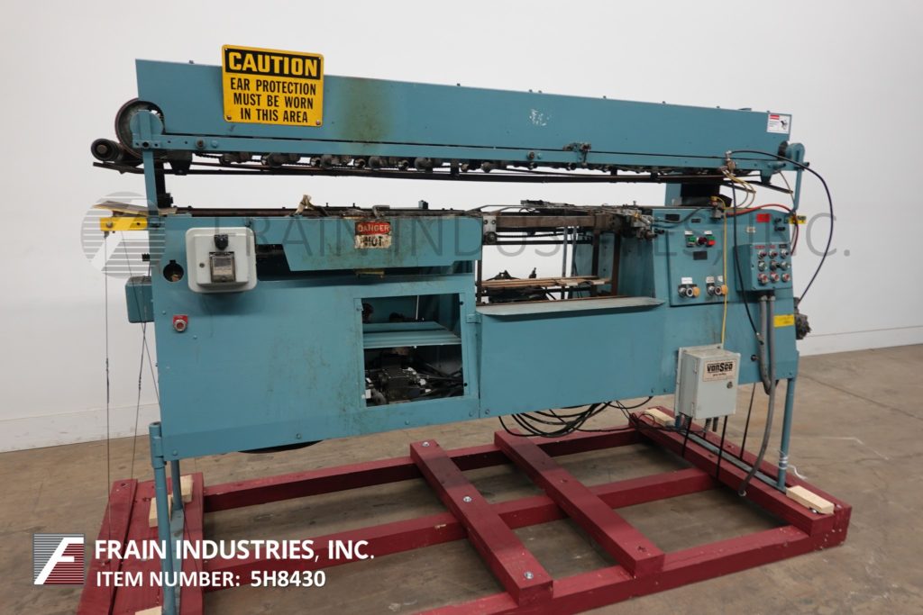 Mateer Burt #704, automatic, roll through glue labeler, rated from 10-600 containers per minute - Image 2