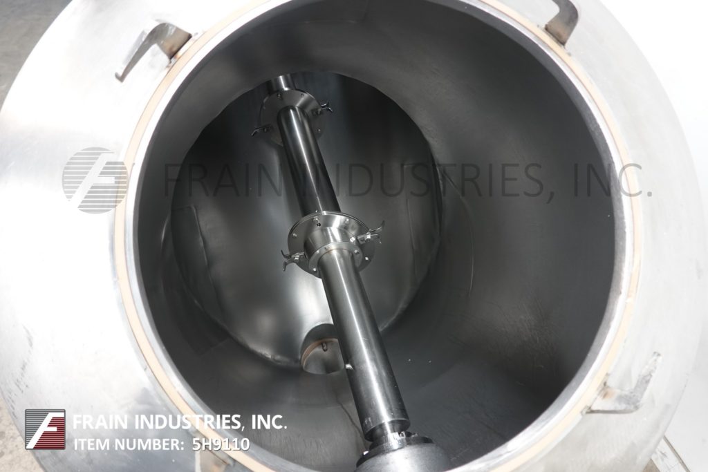 20 cu.ft. Patterson, Stainless Steel, twin shell powder mixer has liquids solids bar, 2 HP - Image 2