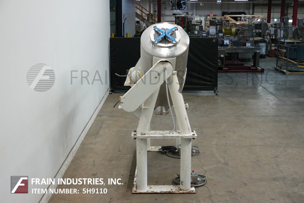 20 cu.ft. Patterson, Stainless Steel, twin shell powder mixer has liquids solids bar, 2 HP - Image 4