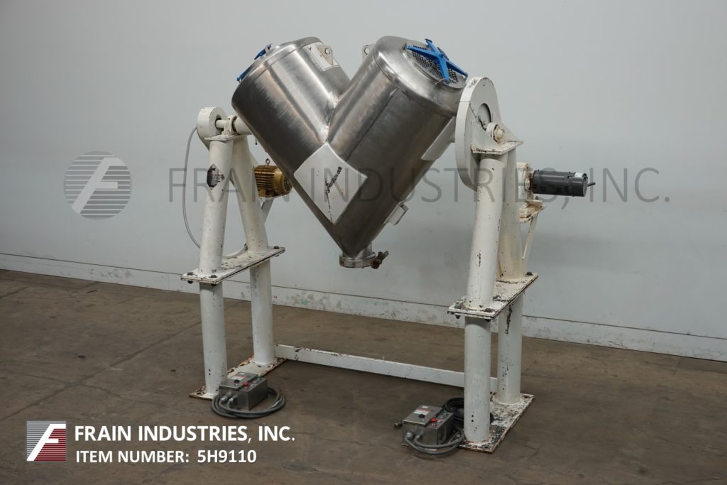 20 cu.ft. Patterson, Stainless Steel, twin shell powder mixer has liquids solids bar, 2 HP - Image 5