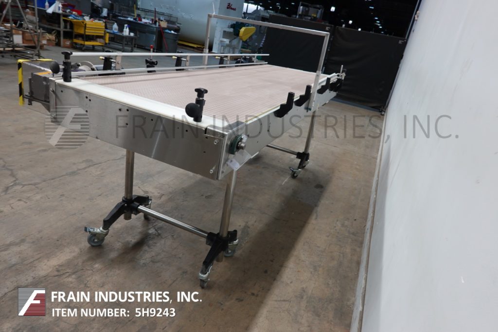 Unscrambler Accumulators, 36" wide x 112" long, Stainless Steel bi-directional off-line accumulation table - Image 2