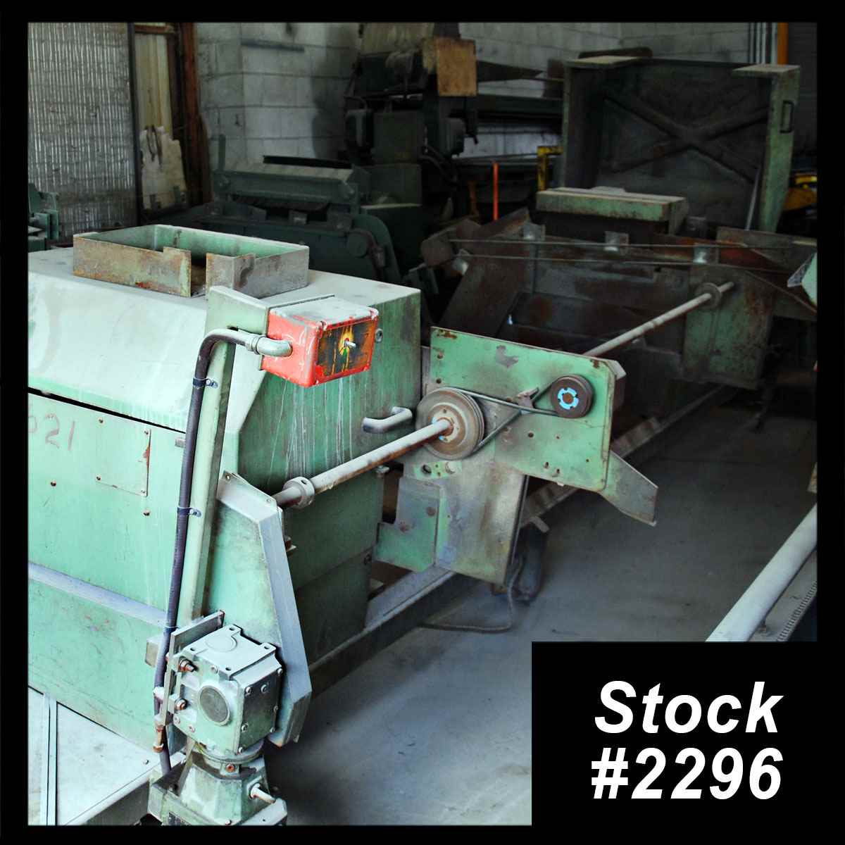 Burrmaster #1, brush deburring machine, 3" tube diameter, 120" tube length, 2.4" bar diameter, 18" brush, 1993 - Image 1