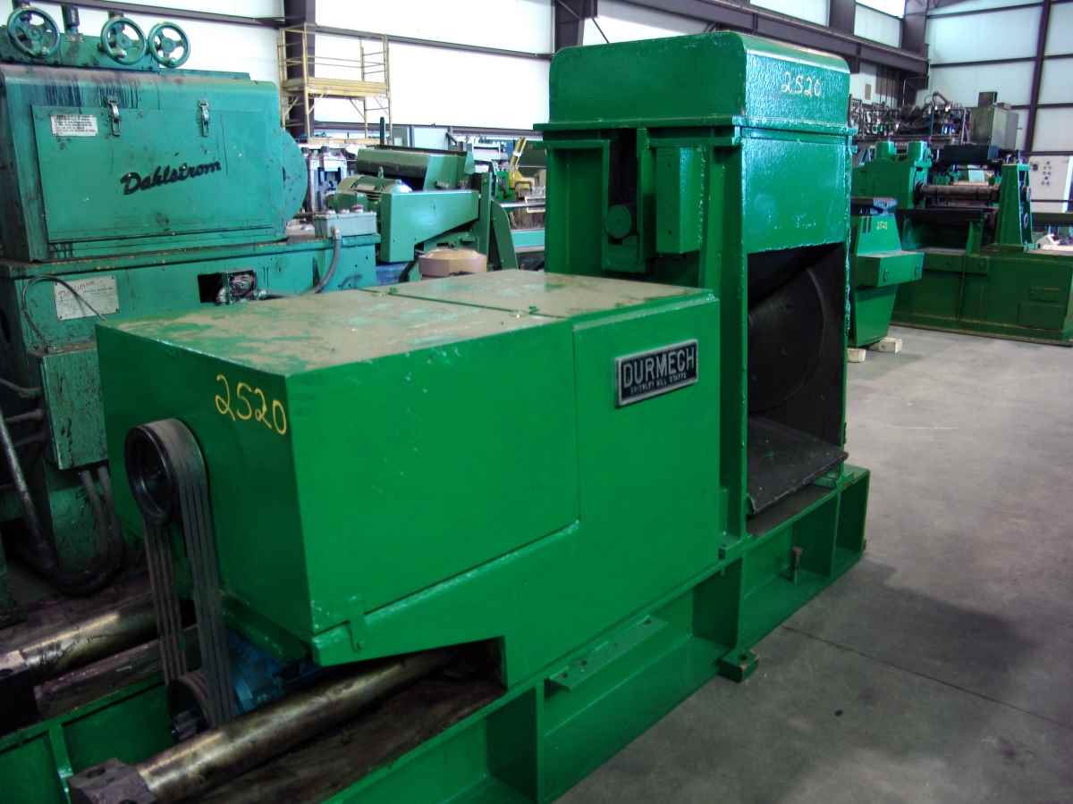 22" x 4" Tacke Olalde, slitting line, 10000 lb., 20" recoiler, 24" 72" OD, 16"-24" ID, air brake, manual - Image 6
