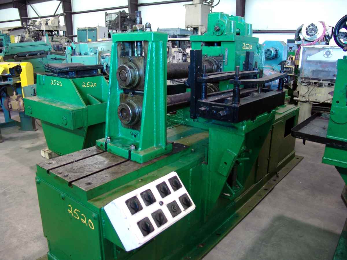 22" x 4" Tacke Olalde, slitting line, 10000 lb., 20" recoiler, 24" 72" OD, 16"-24" ID, air brake, manual - Image 9