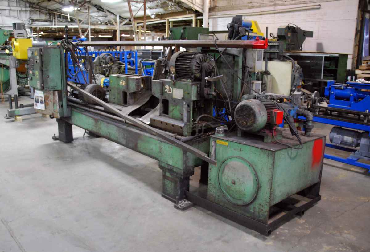 3" Haven #912, double end facer, parts machine, 60" tube length - Image 5