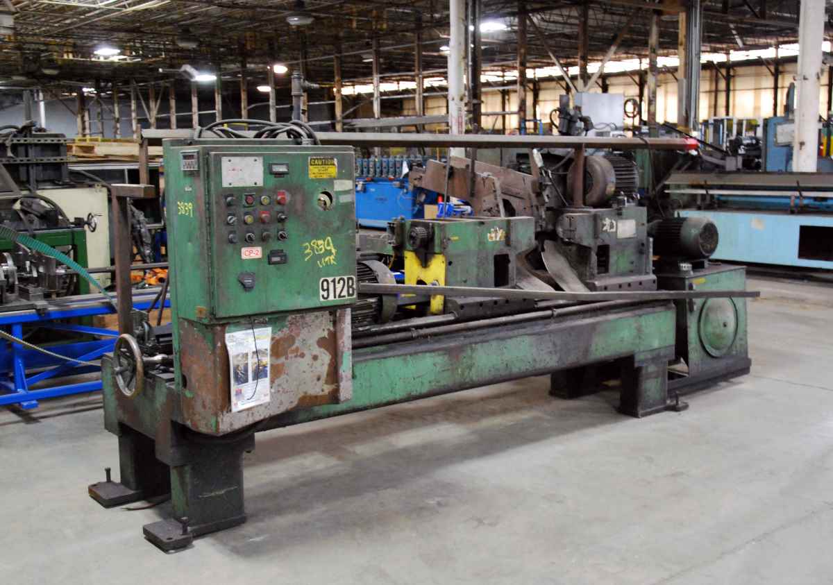 3" Haven #912, double end facer, parts machine, 60" tube length - Image 6
