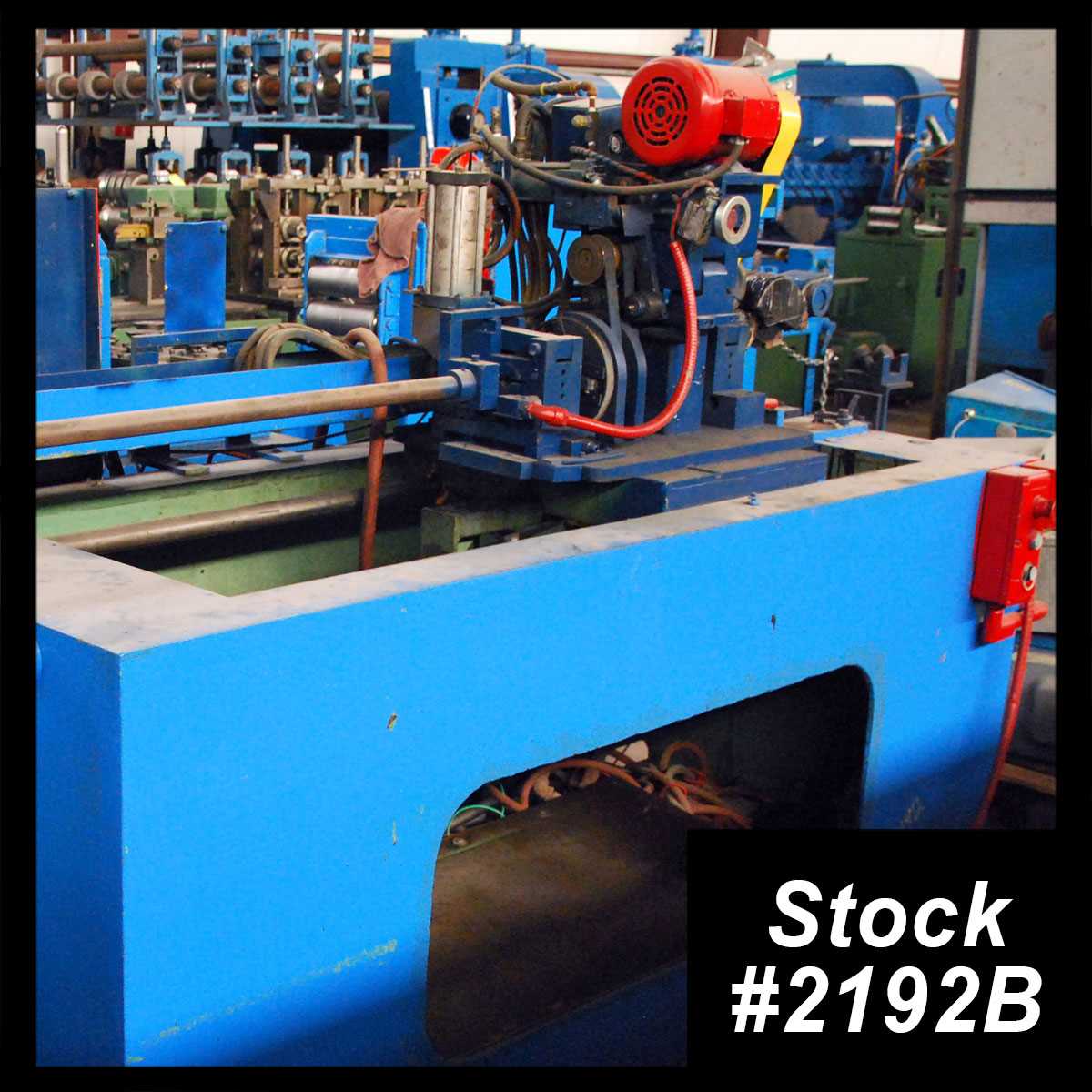 1" Bertolette, flying rotary cut-off tube, 36" length, 30 FPM, 1982 - Image 1
