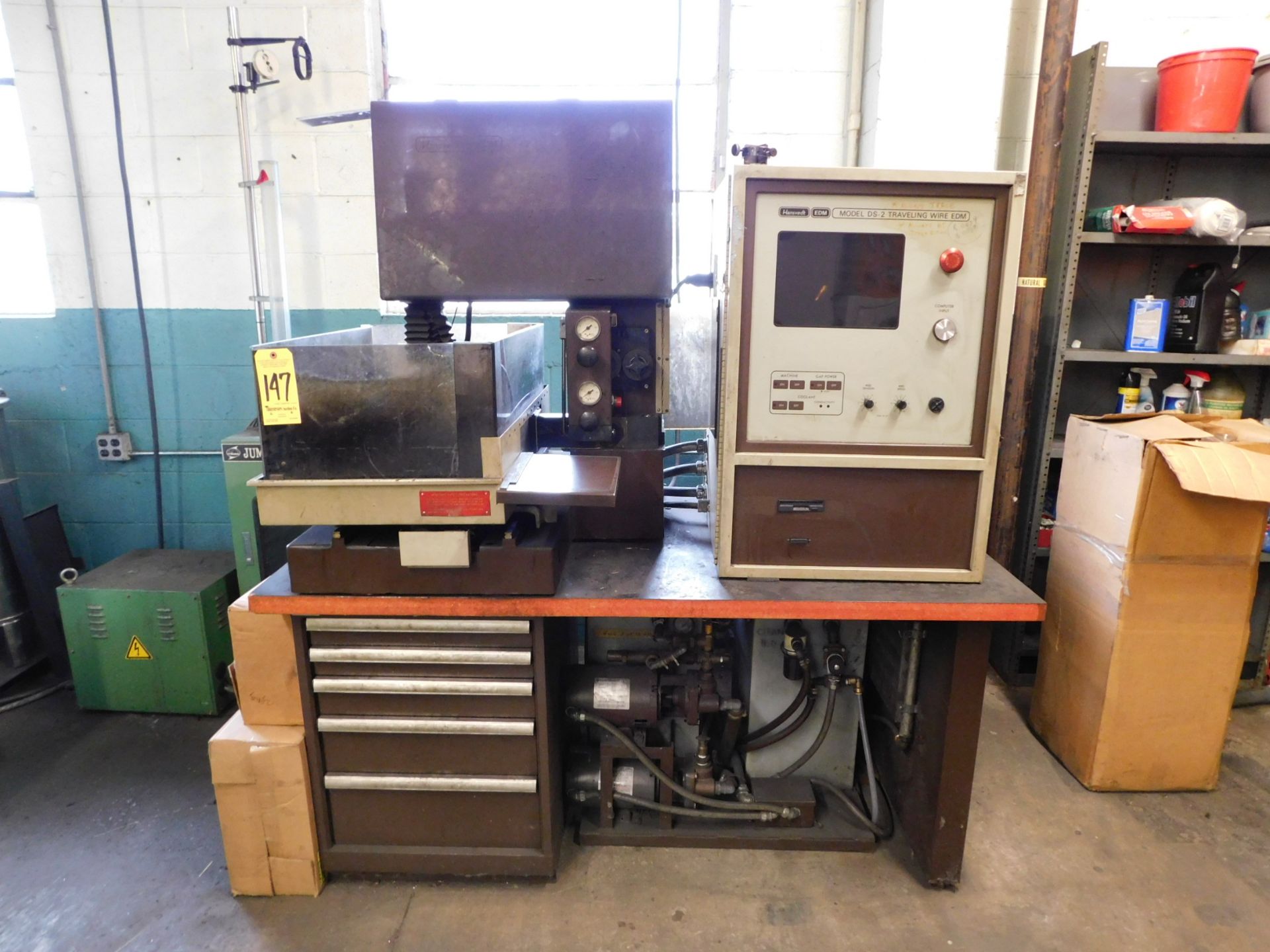 Hansvedt / Hardinge #DS-2, CNC wire Electrical Discharge Machine