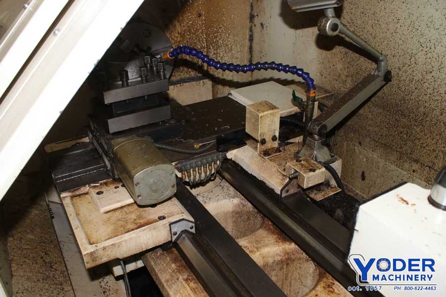 Jet #CL-1640ZX, CNC lathe, Anilam 4200T Control, 16" swing, 3-jaw 10" chuck, 10 HP, #74504 - Image 5