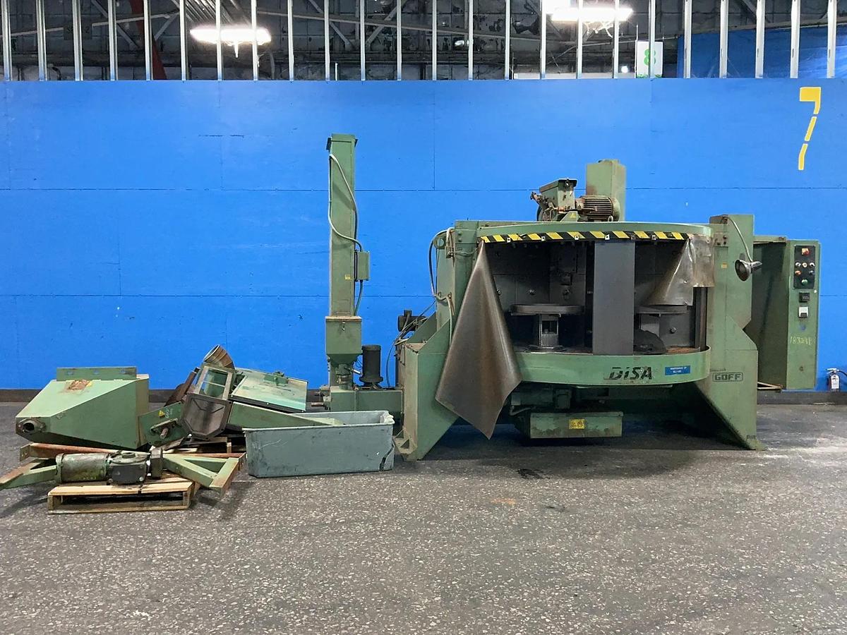 22" Goff multi-table, 15 HP, (5) 22" tables, dust collector, good condition, 2006 - Image 1