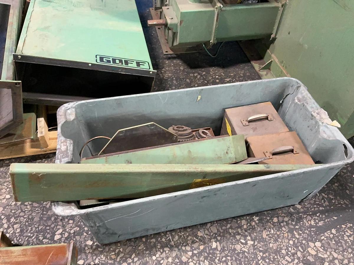 22" Goff multi-table, 15 HP, (5) 22" tables, dust collector, good condition, 2006 - Image 10
