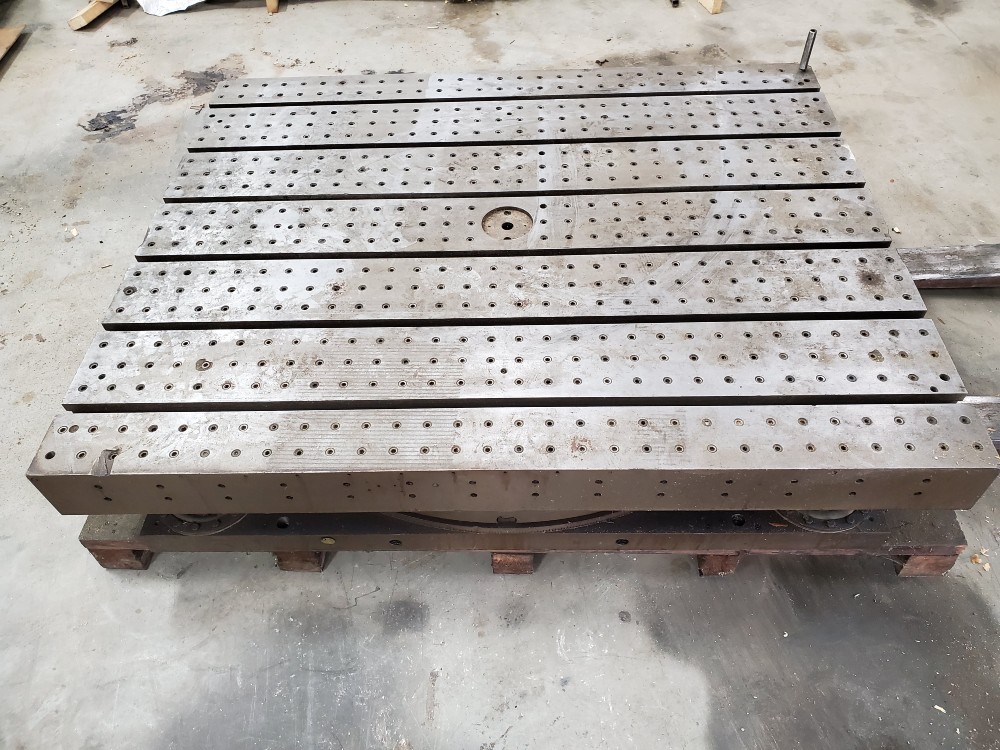 48" x 60" Giddings & Lewis, air lift rotary table - Image 1