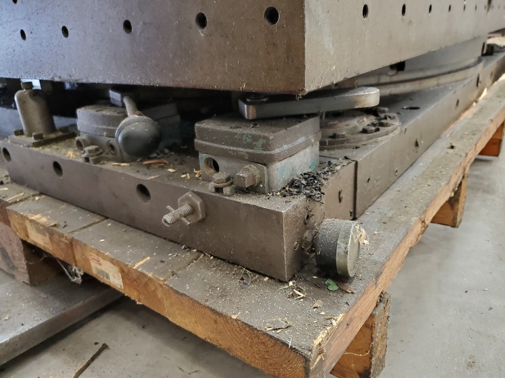 48" x 60" Giddings & Lewis, air lift rotary table - Image 6