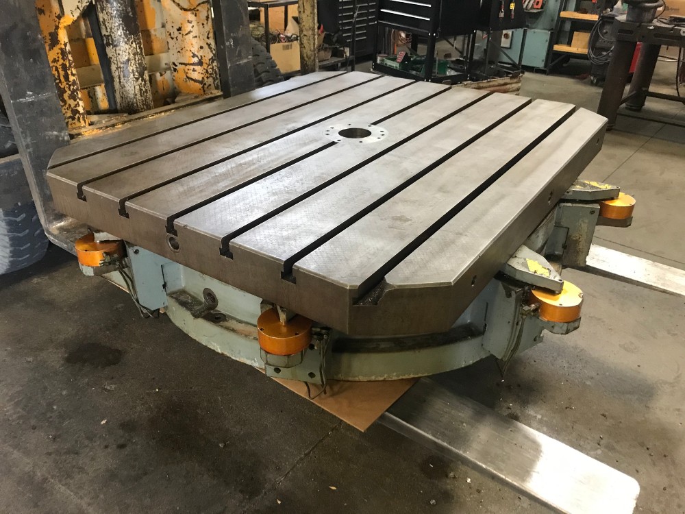 60" x 72" Mitts & Merrill Precision CNC rotary table, 20" high - Image 2