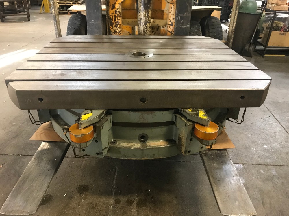 60" x 72" Mitts & Merrill Precision CNC rotary table, 20" high - Image 3