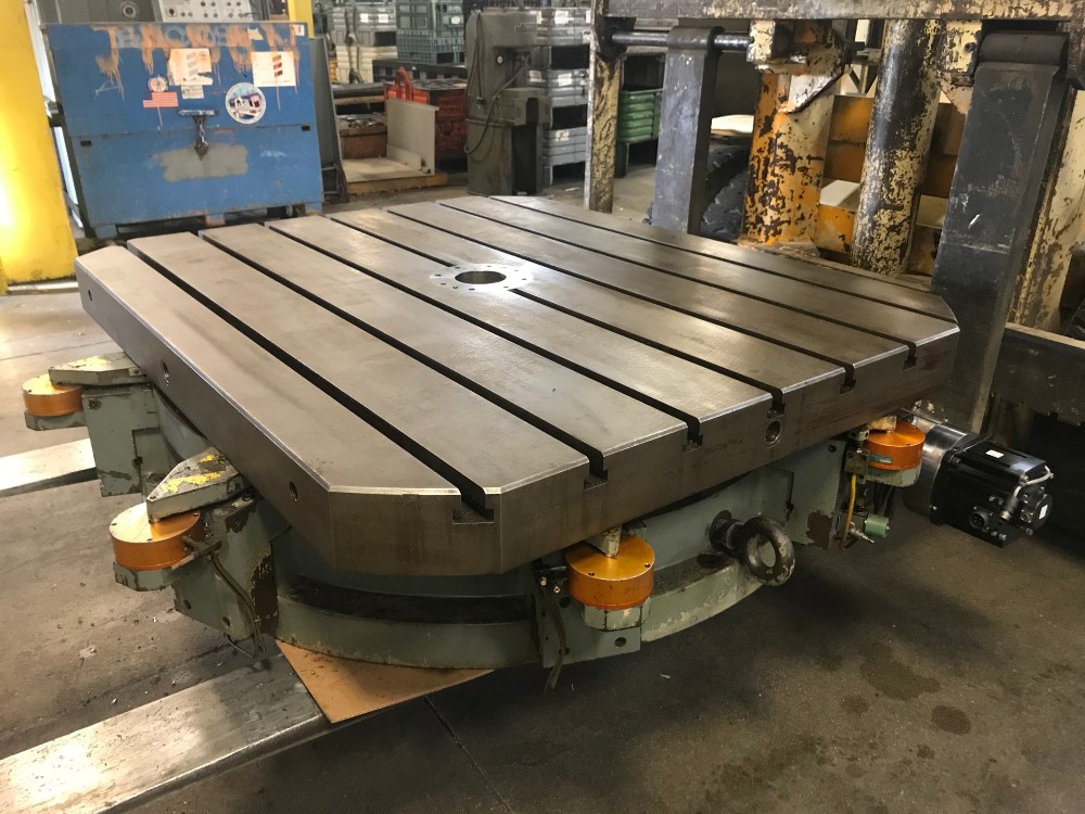 60" x 72" Mitts & Merrill Precision CNC rotary table, 20" high - Image 4