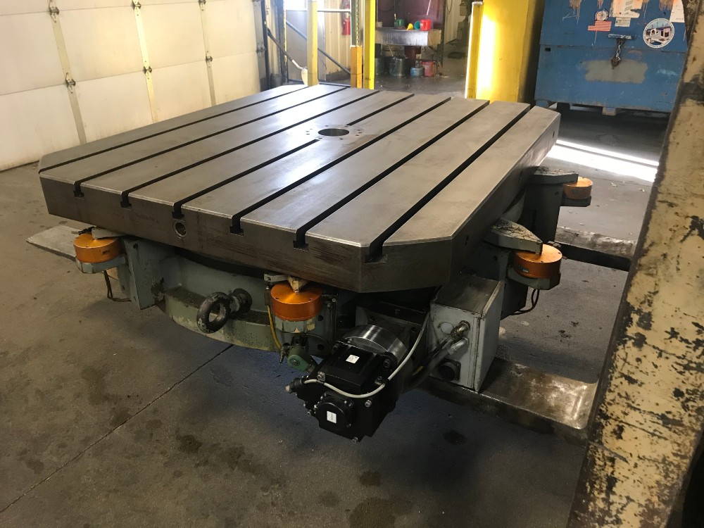 60" x 72" Mitts & Merrill Precision CNC rotary table, 20" high - Image 6