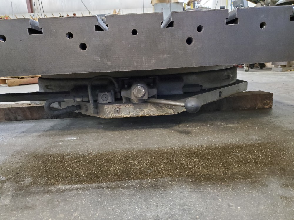 60" x 72" Lucas, air lift rotary table, serial #225 - Image 2