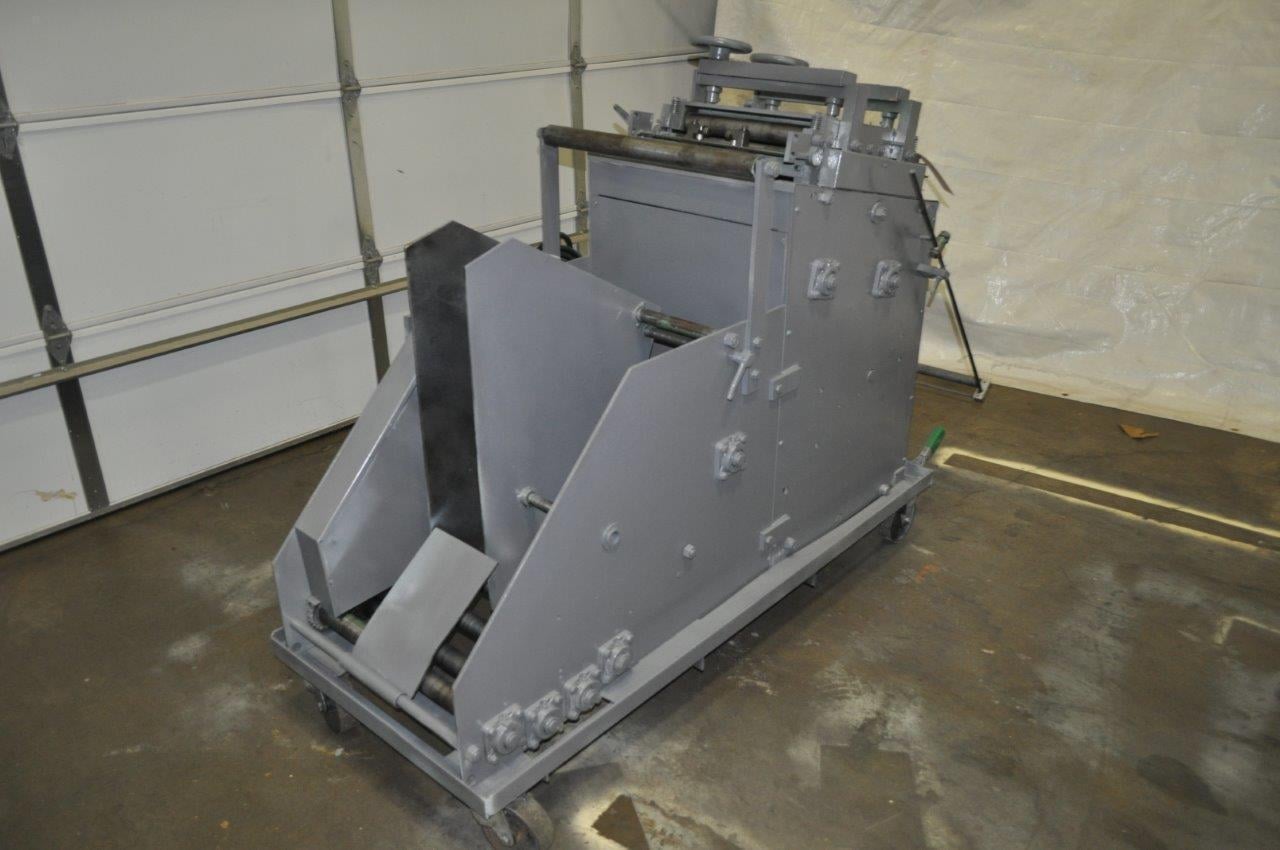 2000 lb. Rowe #A10-C2000J, 15" x .080", entry & exit pinch rolls, manual guide adj. - Image 6