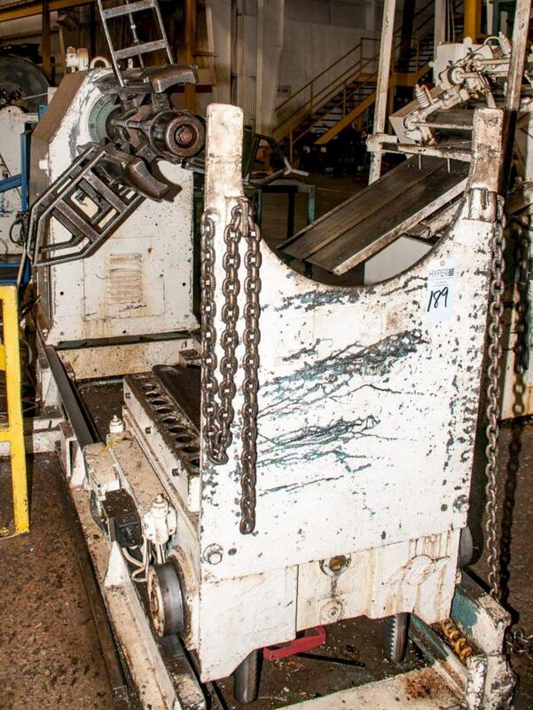 20000 lb. Littell #S200-36, uncoiler, 36" width, 60" outside dimensions, 20"-24" ID - Image 2