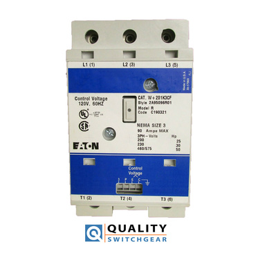 Cutler Hammer, W+201K3CF, Contactor Model E - Image 1