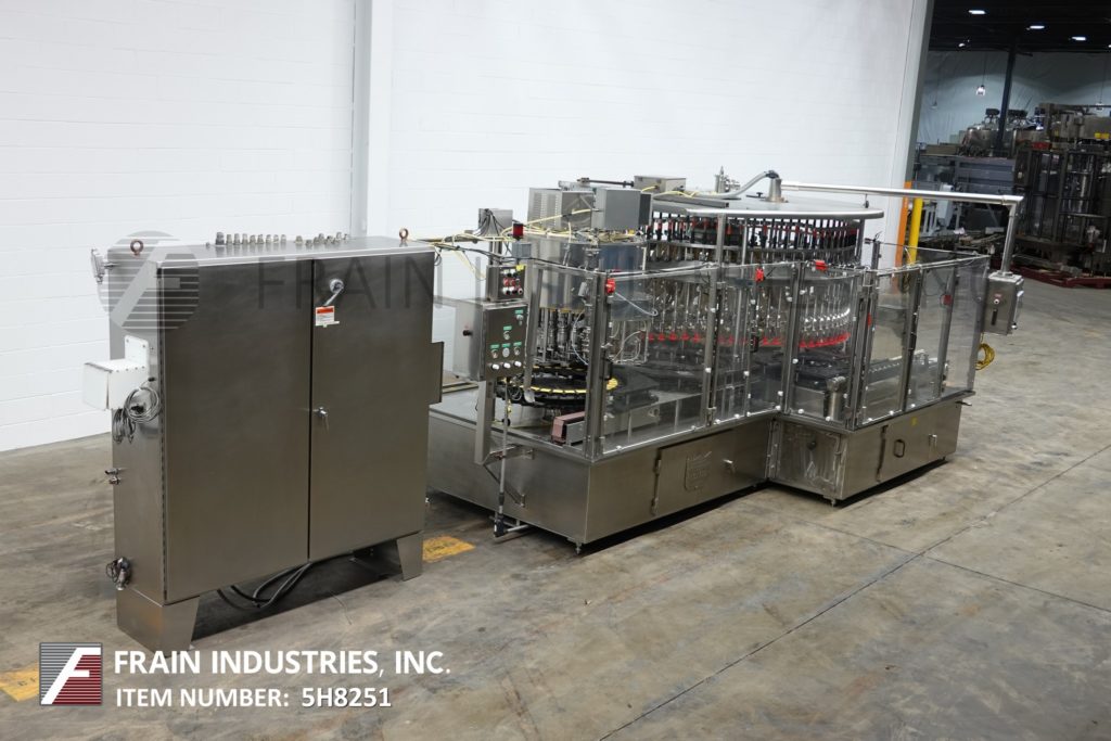 U S Bottlers #PFG-80/RC20-25, Stainless Steel, 80 head rotary pressure gravity filler and 20 head rotary - Image 5