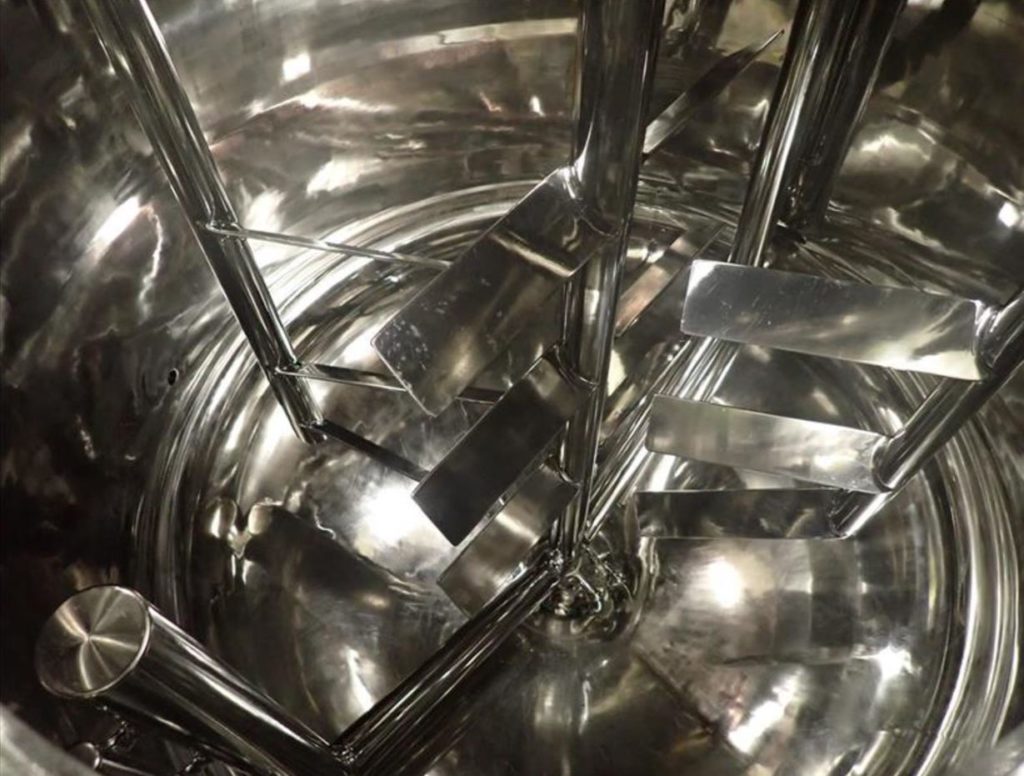 200 gallon Falco Stainless Steel Equipment #CRN-K5196-5, Stainless Steel jacketed process reactor tank, 55" - Image 2