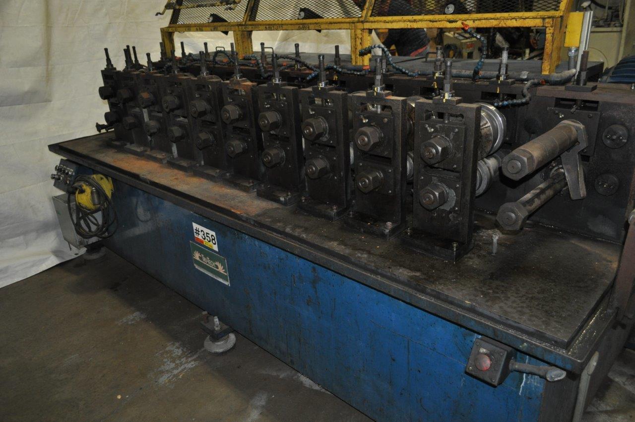 11 Stand, Tru Tech, rollformer, 50 HP, 2" spindle diameter, 10" roll space, coolant - Image 2