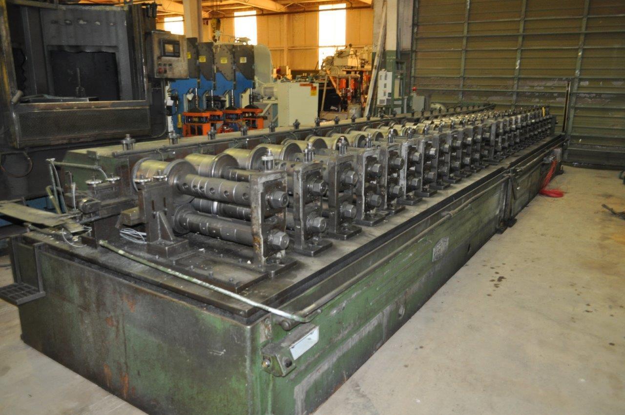 24 Stand, Tishken #24-HWS, 3" spindle diameter, 36" roll space, 40 HP, 14" horizontal centers, 1986 - Image 1