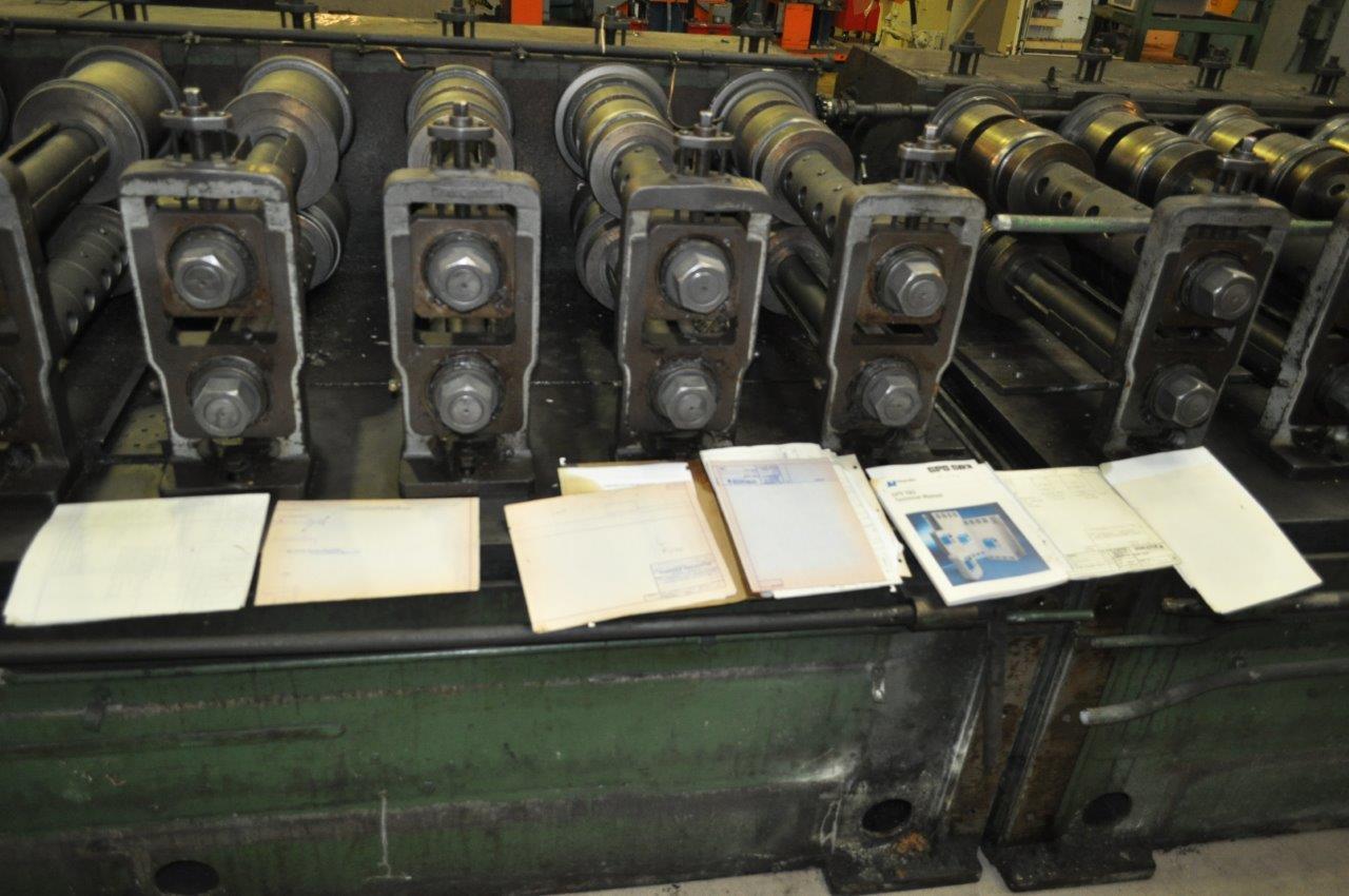 24 Stand, Tishken #24-HWS, 3" spindle diameter, 36" roll space, 40 HP, 14" horizontal centers, 1986 - Image 5