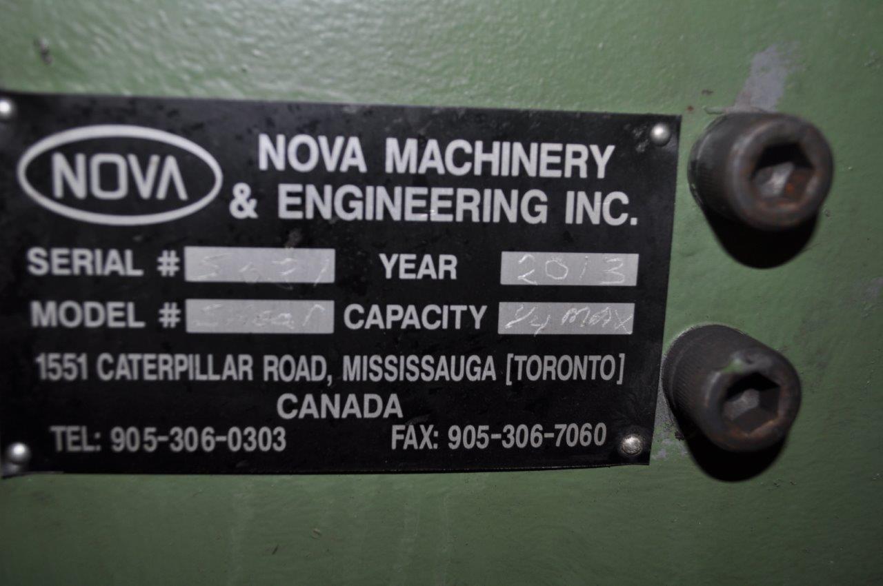 Nova, 10" x .250" hydraulic bar shear, 2013 - Image 7