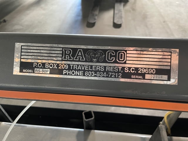 13" x 8.5" Ramco #RS-90P, 1" x 115.5" blade, 115V., 1725 RPM, 3 speeds 55/108/153 - Image 2