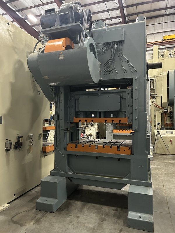 150 Ton, Minster #P2-150-54-40, straight side double crank, 6" stroke, 23" Shut Height, 54" x40" bed, 45-90 - Image 4