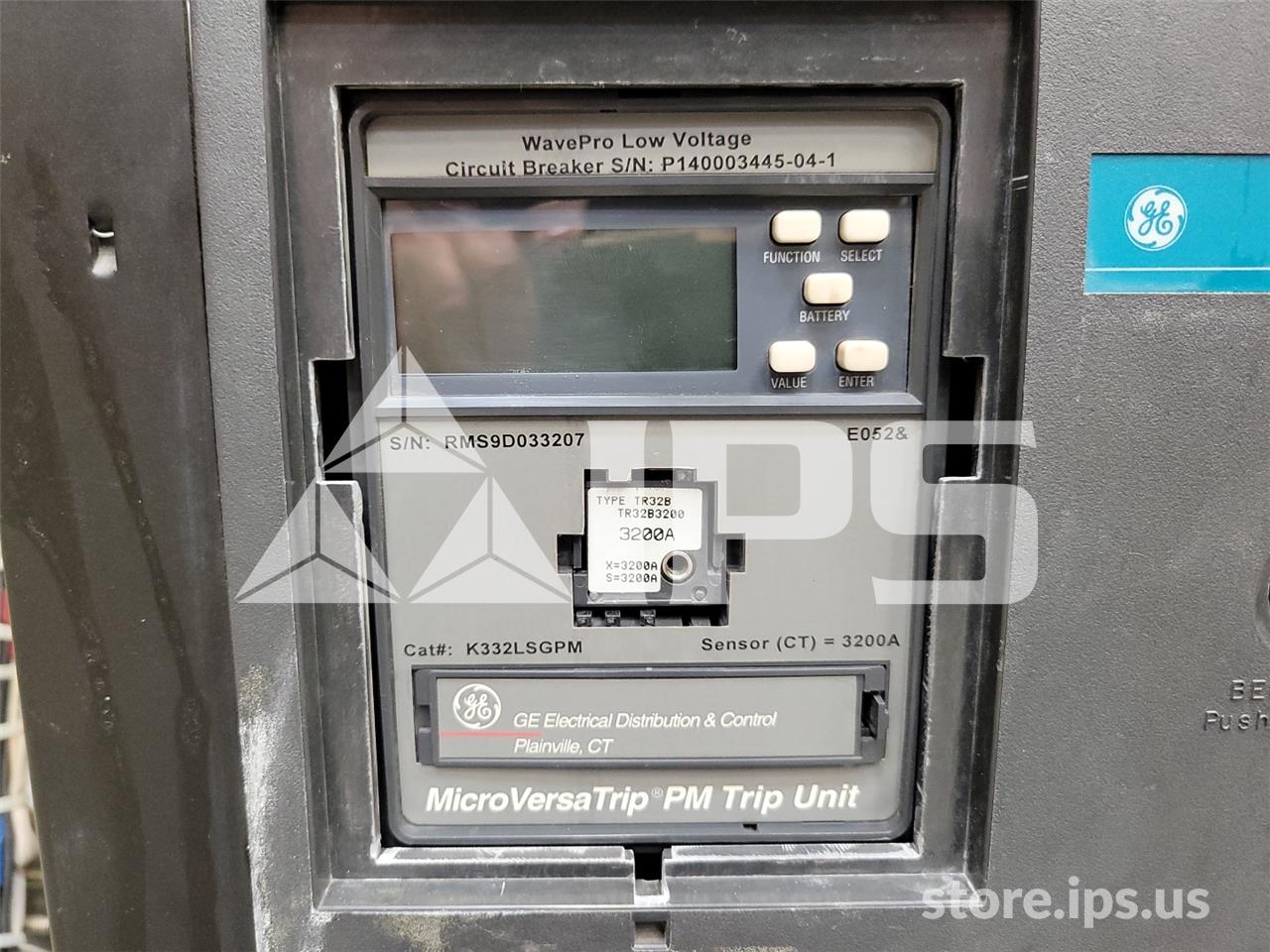 3200 Amps GE Wps-32 Eo/do We1lcbsf14baxfx 120 Volts AC Control, Mvt Pm Lsg, 3200 Amps Ct, 3200 Amps Rp - Image 5