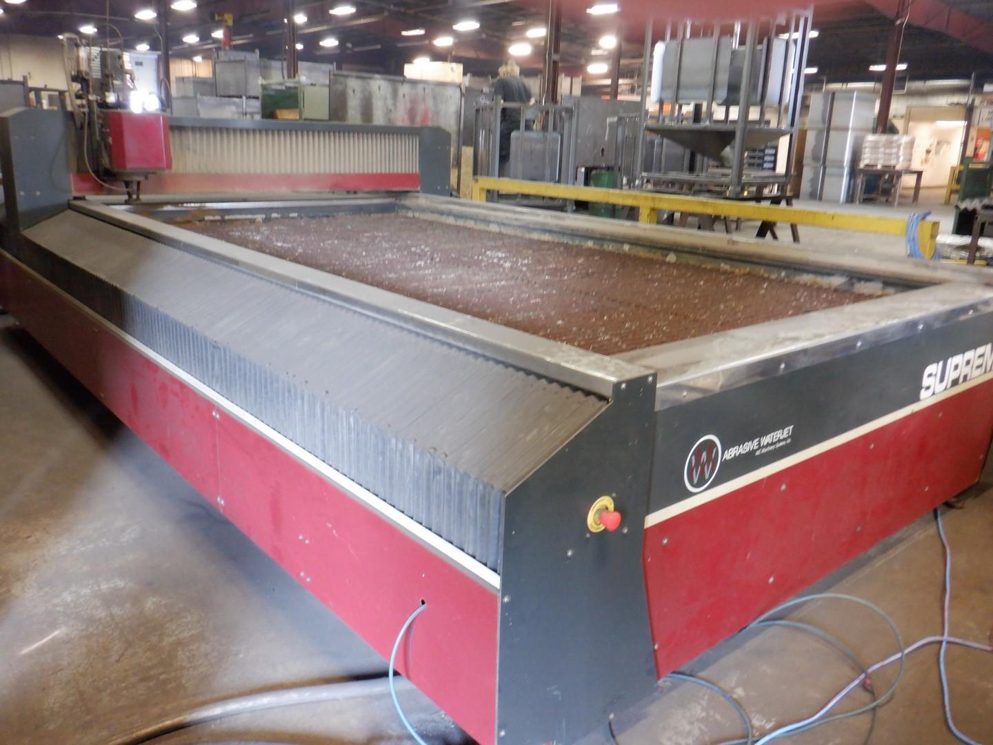 Mitsubishi #Supreme-DX510, waterjet cutting system, 63" X, 118" Y, 6" Z, 50 HP, 60000 psi, KMT S-50 - Image 1
