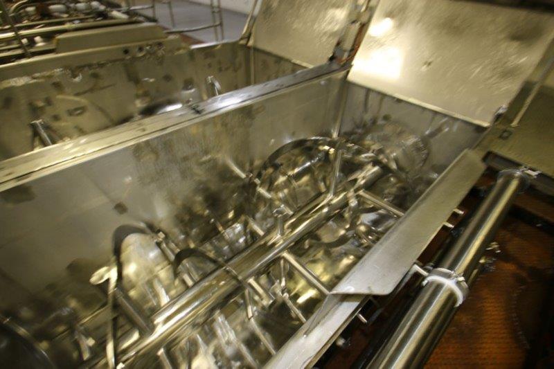 250 cu.ft. Stainless Steel double ribbon blender, non jacketed, chain driven, 75 HP - Image 4