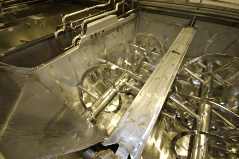 250 cu.ft. Stainless Steel double ribbon blender, non jacketed, chain driven, 75 HP - Image 8