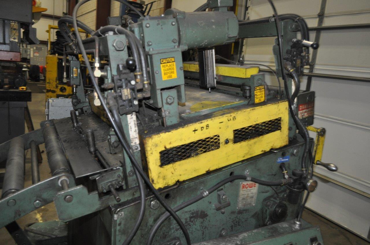 30" x .065" Rowe #B-30, 7-roll, entry & exit pinch roll w/ air lift, cascade rolls - Image 2
