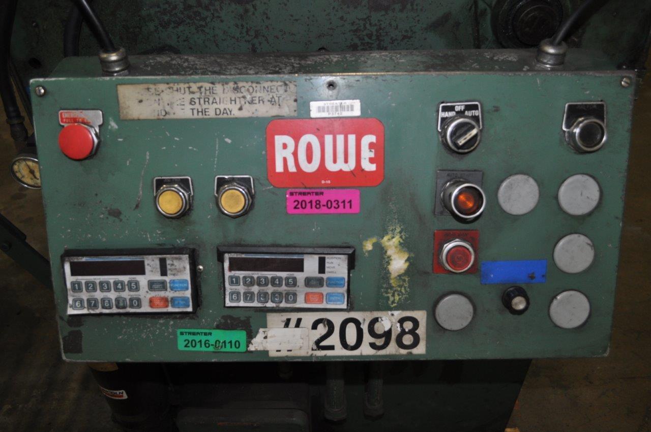 30" x .065" Rowe #B-30, 7-roll, entry & exit pinch roll w/ air lift, cascade rolls - Image 4