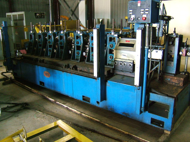 1-1/2" x .083" Yoder #W-15/W-20, tig welder tube mill, 26" abrasive blade, single end uncoiler - Image 5