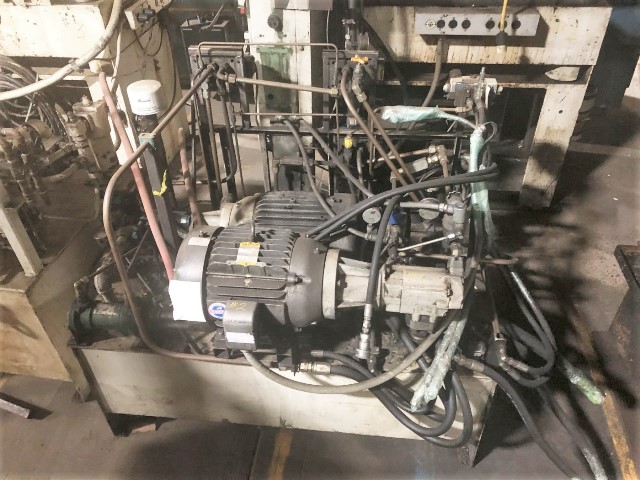 220 Ton, Rodgers, transfer compression molding press, 18 -24" stroke, 48" DL, 58" x36" bed, 1981 - Image 5