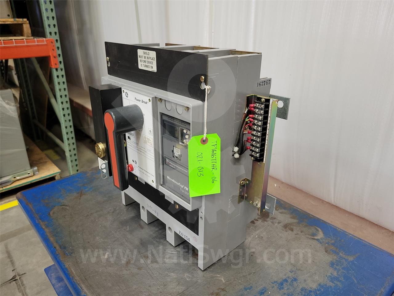 1600 Amps GE Tp Power Break Mo/bi (tp1616) Mvt Pm Lshg, 1600 Amps Ct, 1200 Amps Rp - Image 6