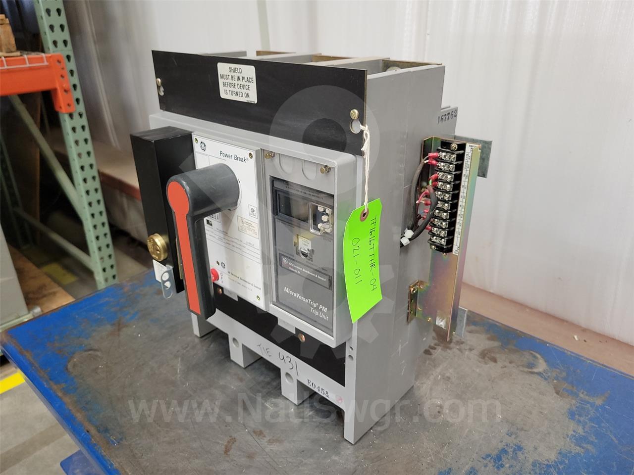 1600 Amps GE Tp Power Break Mo/bi (tp1616) Mvt Pm Lshg, 1600 Amps Ct, 1200 Amps Rp - Image 6