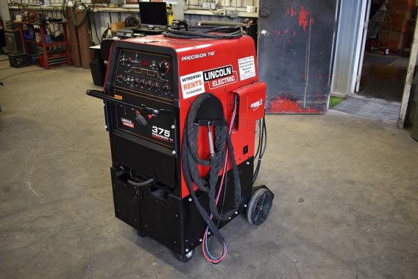 Lincoln #Precision-Tig-375, 420 amps, 480 V., rental For