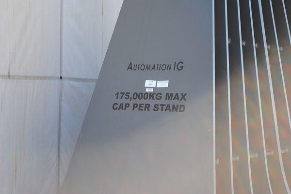 385 Ton, Steam turbine rotor stands, 143" floor to V, 155" OAH, 385 ton combined capacity - Image 2