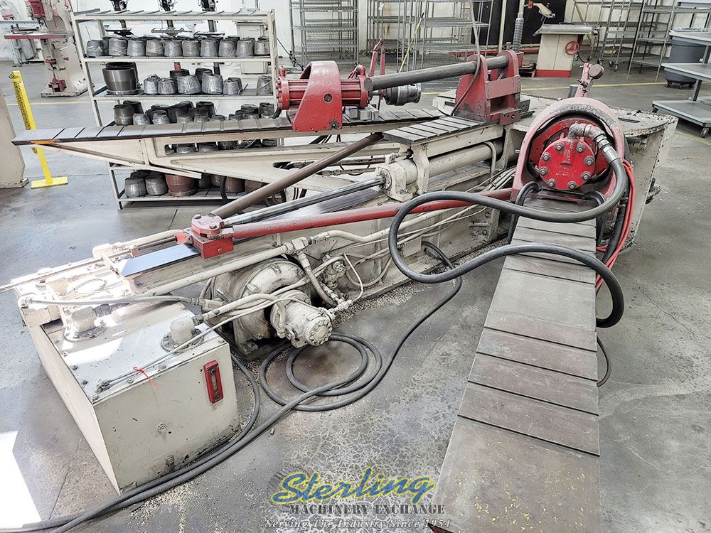 17.5 Ton, Hufford #A-10, stretch wrap forming machine, 30" x65" tbl., tooling - Image 1