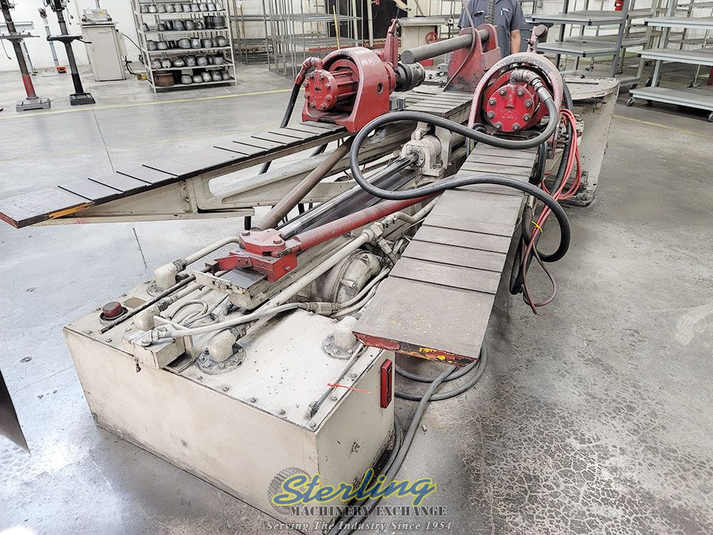 17.5 Ton, Hufford #A-10, stretch wrap forming machine, 30" x65" tbl., tooling - Image 6